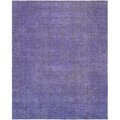 Supreme 9 ft. 2 in. x 11 ft. 11 in. Pasargad Vintage Overdyes Hand-Knotted Lambs Wool Area Rug ST1123457